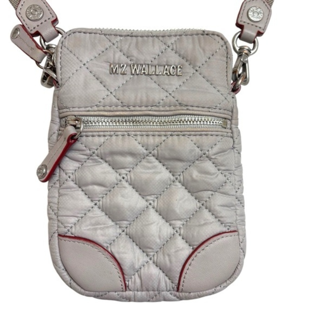 MZ Wallace gray mini crossbody bag